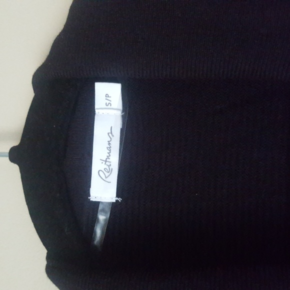 Reitmans Black Open Front Cardigan, Size Small - Picture 3 of 10